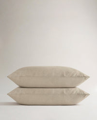 Relaxed & Refined Linen Pillowcase Set - Natural
