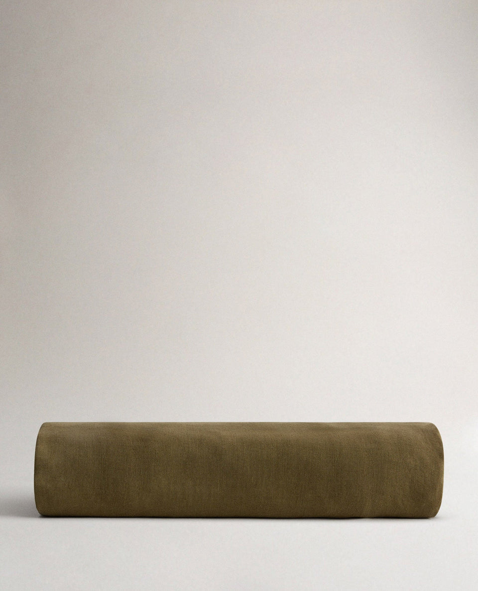 Relaxed & Refined Linen Duvet Cover - Olive