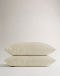 Relaxed & Refined Linen Pillowcase Set - Celery