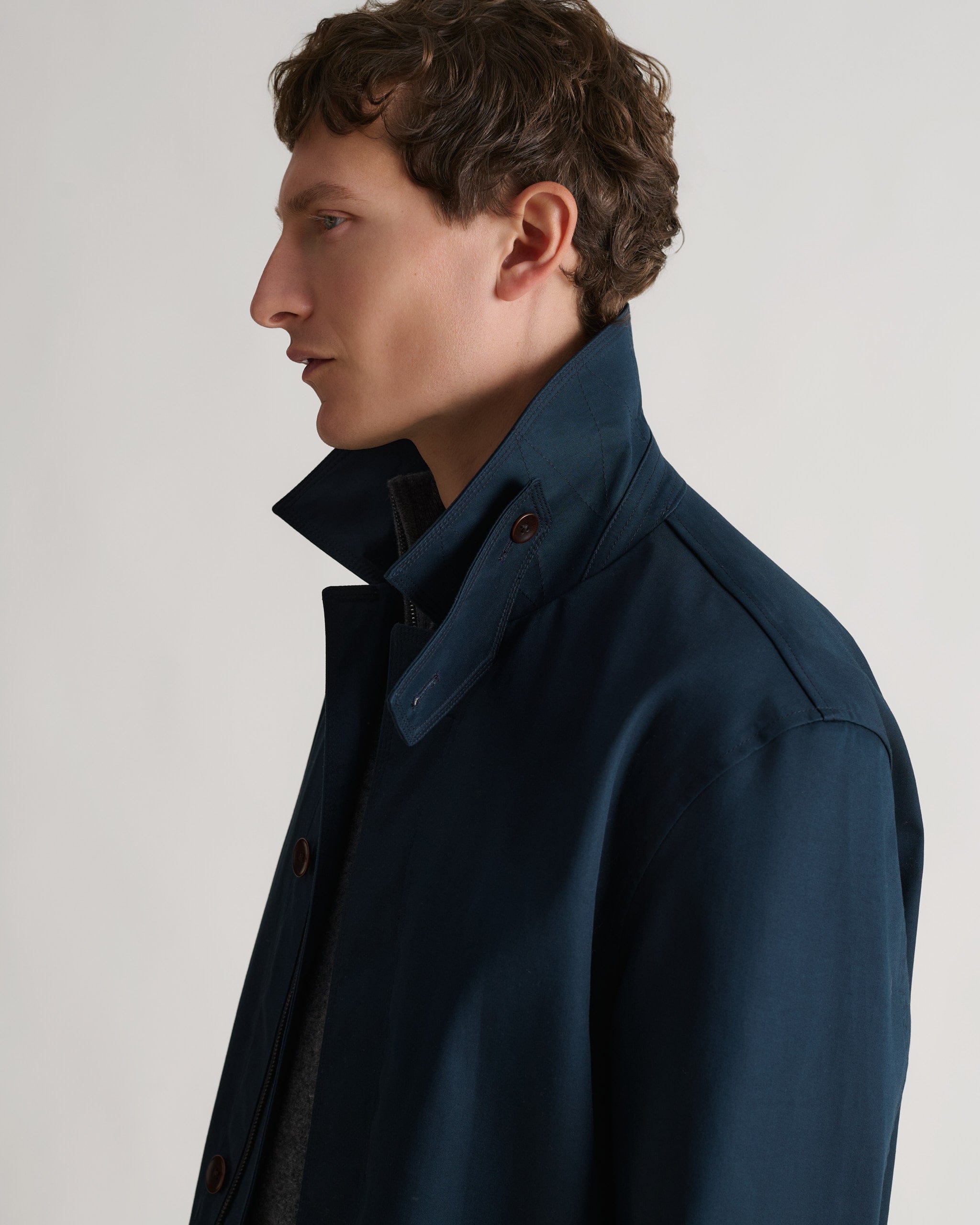 Showerproof bonded cotton