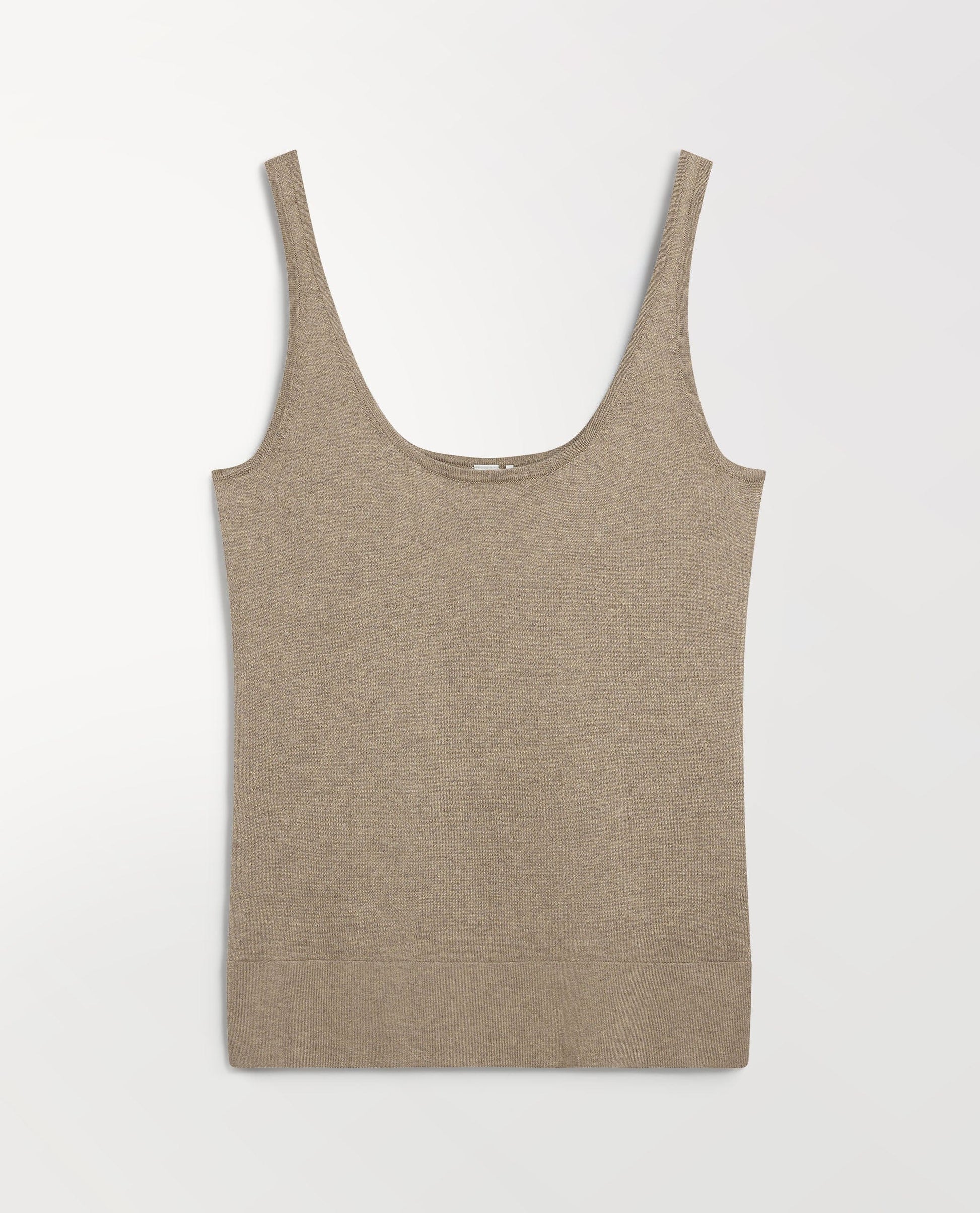 Women's Silk-Cotton Vest - Mole