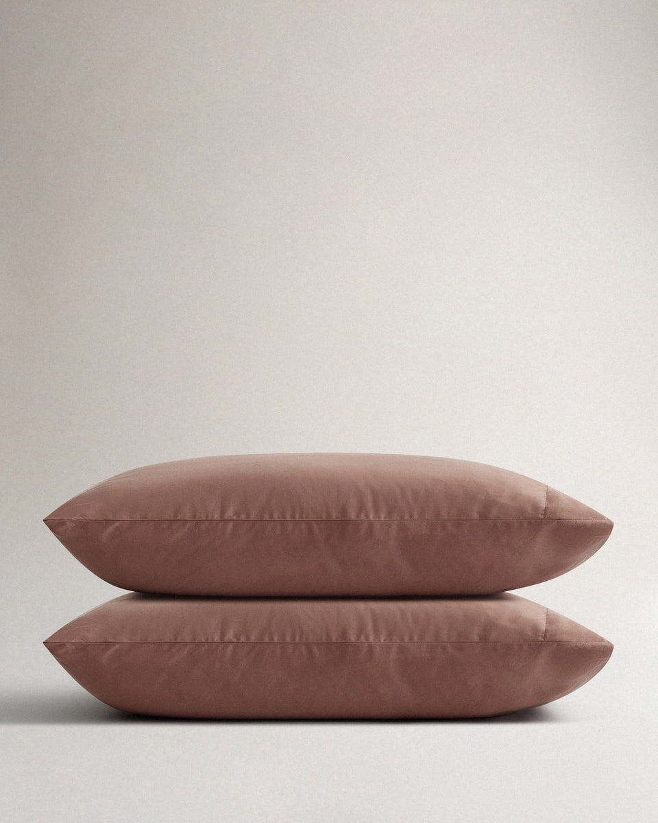 The Soft & Smooth Cotton Duvet Set - Deep Clay