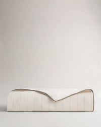 The Soft & Smooth Luxury Duvet Cover - Buttermilk Stripe