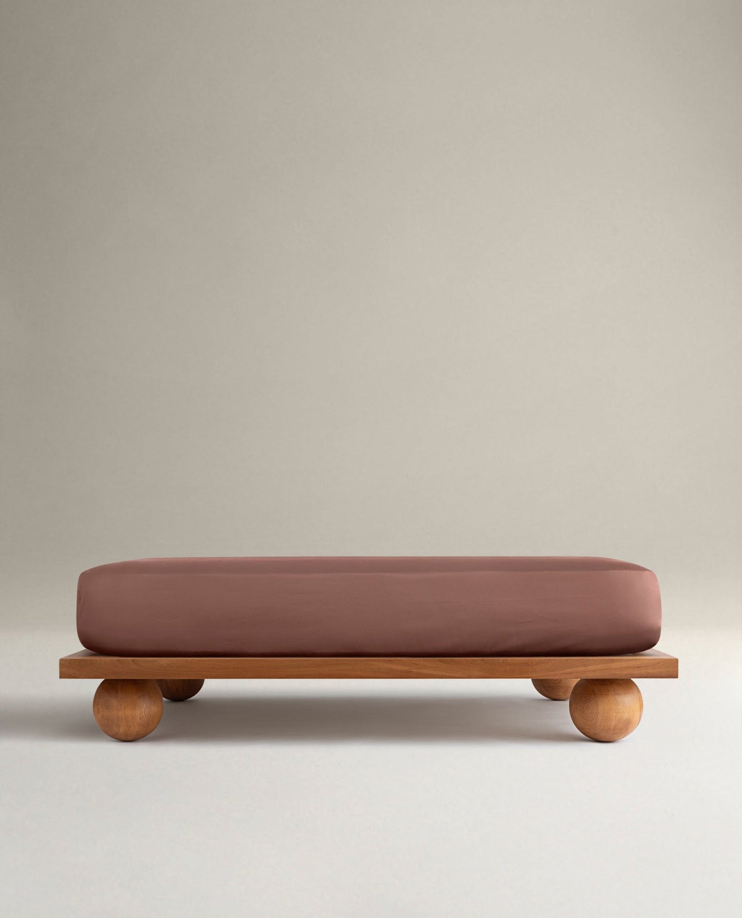 Soft & Smooth Premium Cotton Fitted Sheet - Deep Clay