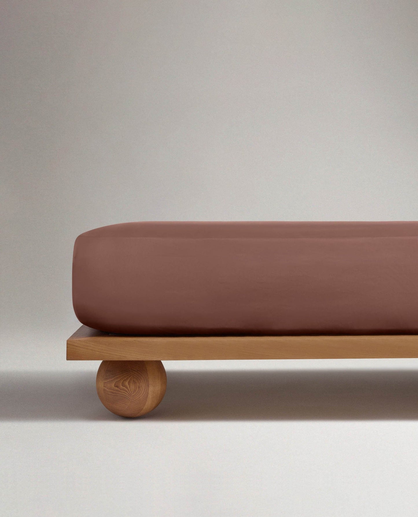 Soft & Smooth Premium Cotton Fitted Sheet - Deep Clay