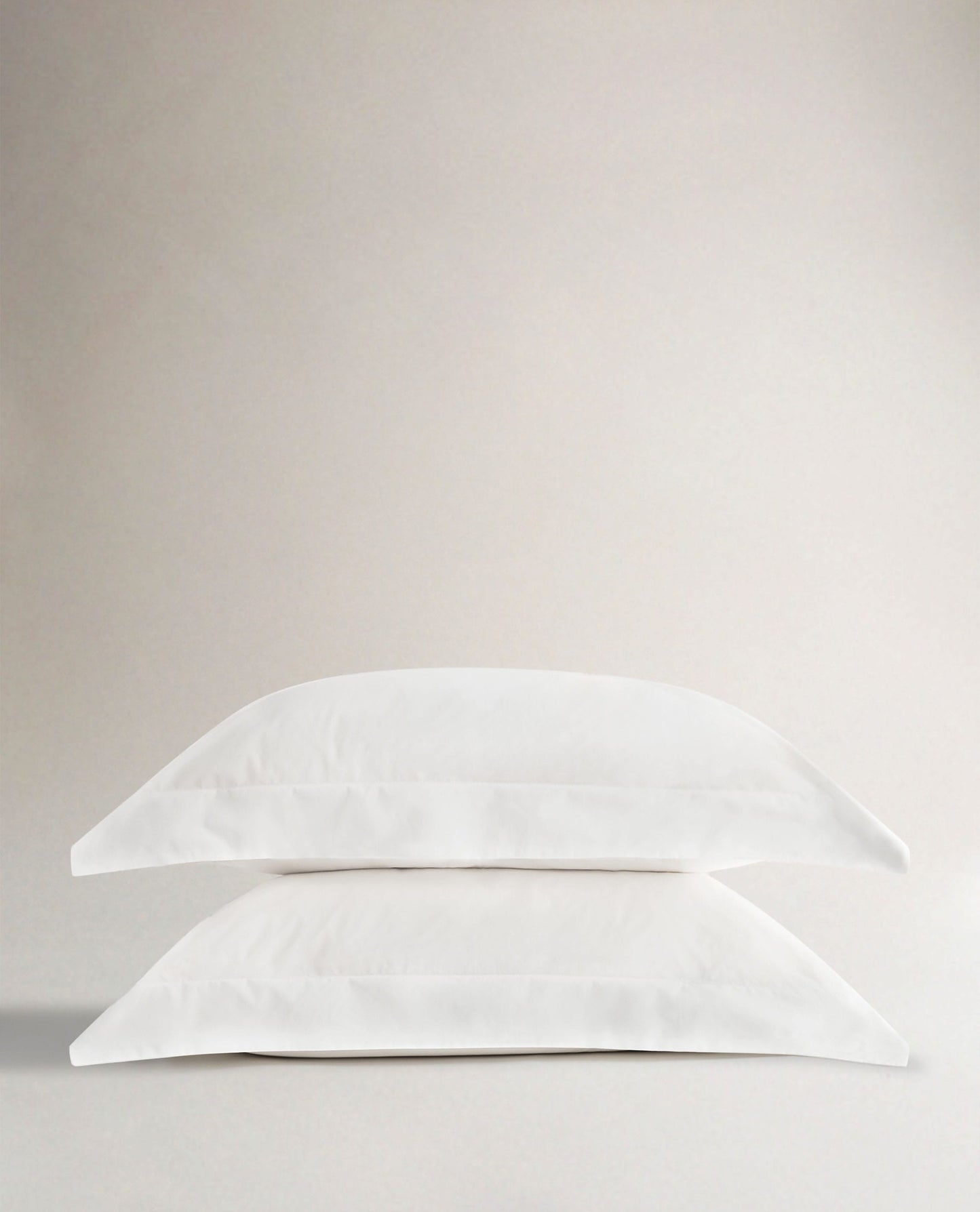 Soft & Smooth Cotton Sateen Oxford Pillowcases - White