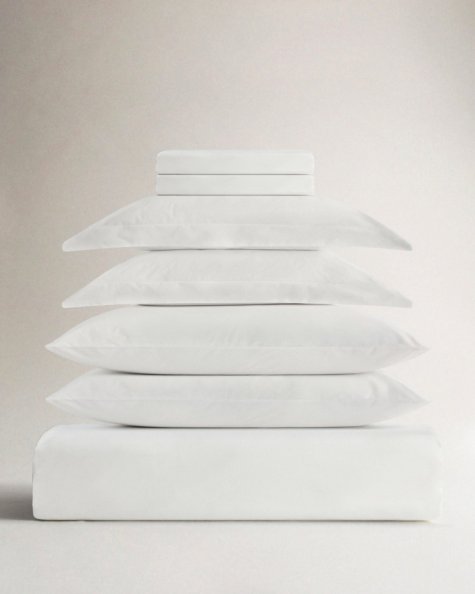 Soft & Smooth Cotton Deluxe Duvet Bundle - White - Single