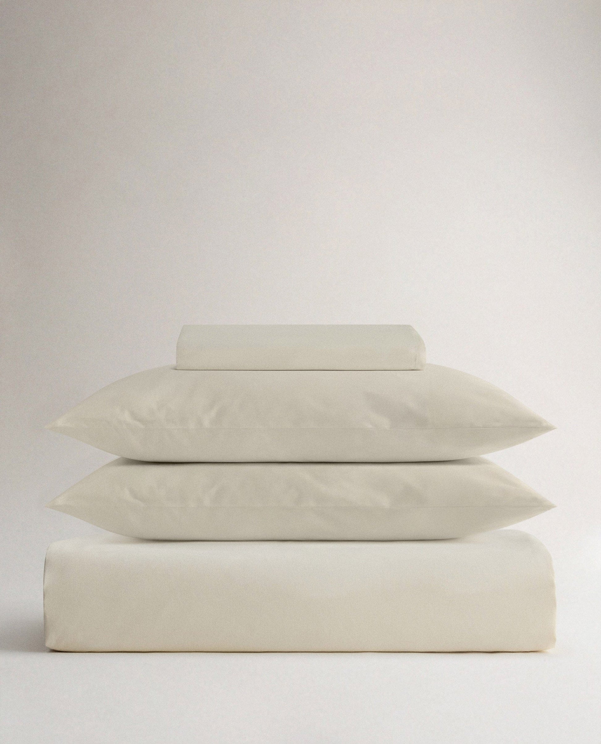 Soft & Smooth Cotton Duvet Set - Buttermilk