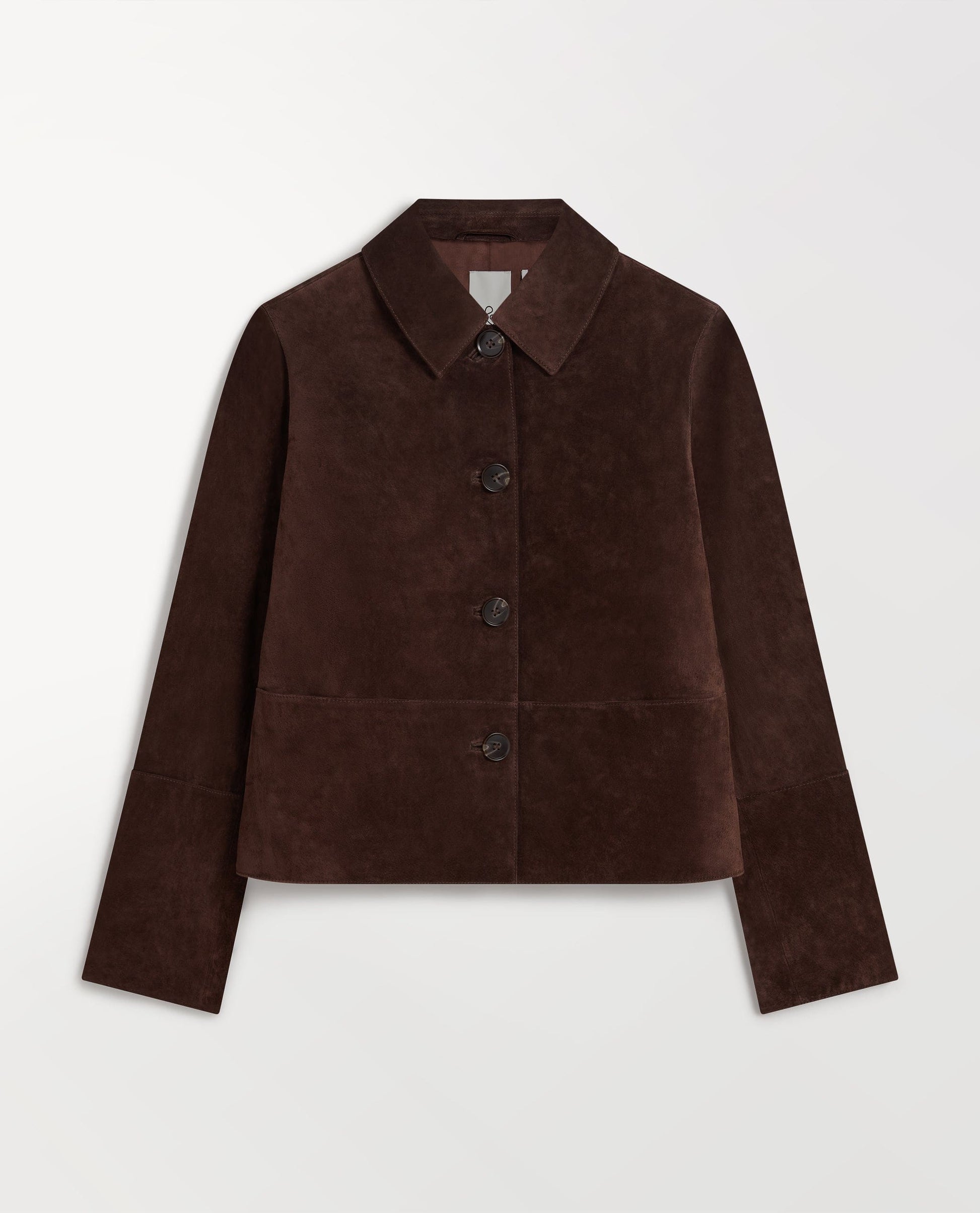 Women's Suede Jacket - Chocolate