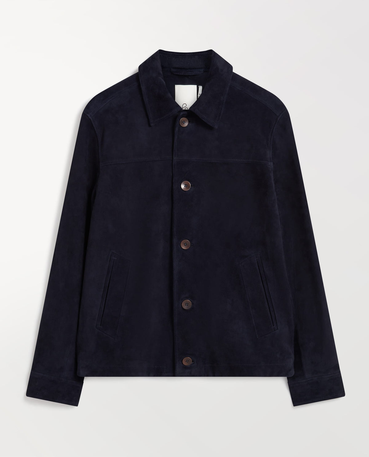 Men's Suede Jacket - Indigo