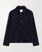 Men's Suede Jacket - Indigo