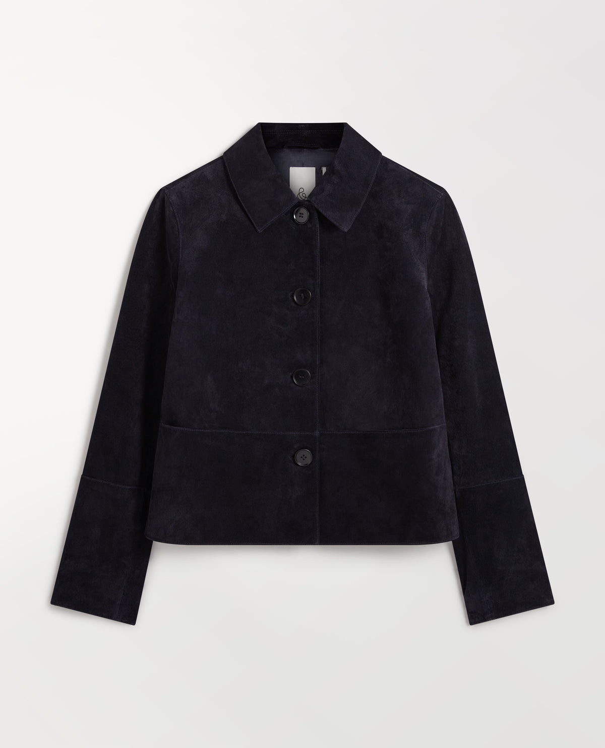 Women's Suede Jacket - Navy