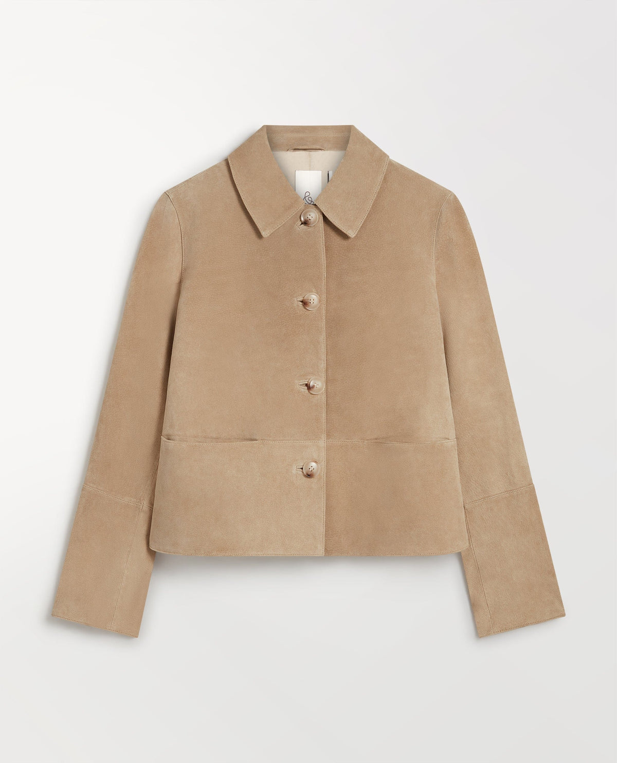 Women's Suede Jacket - Sand