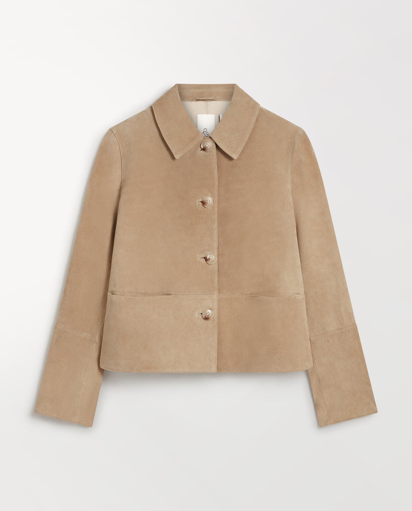 Women's Suede Jacket - Sand