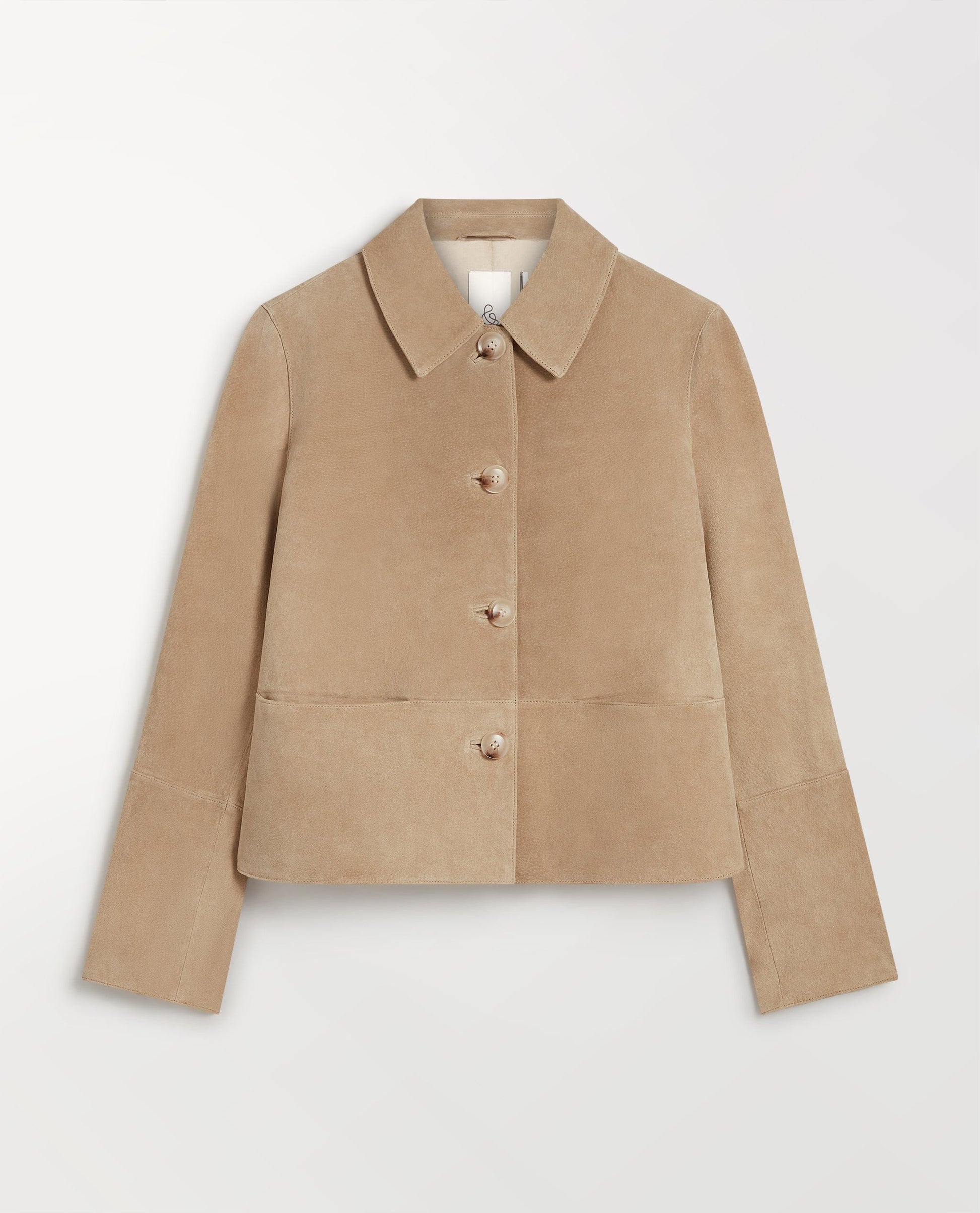 Women's Suede Jacket - Sand