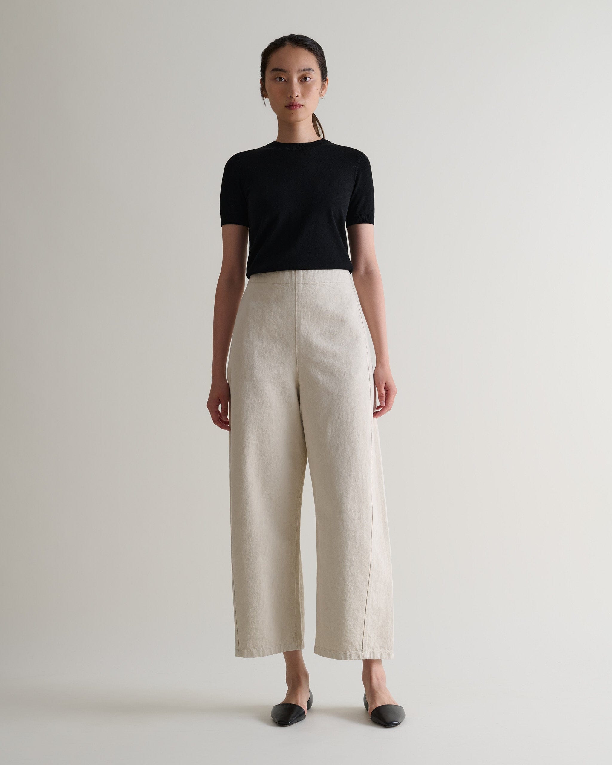 Hip-length hem