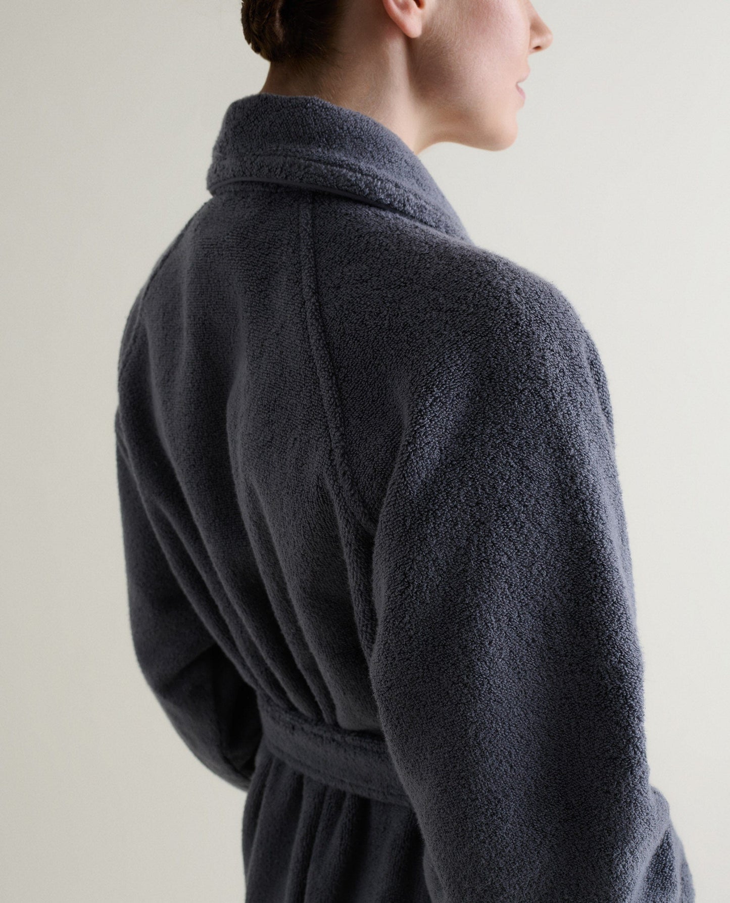 Women's Terry Bathrobe - Grey