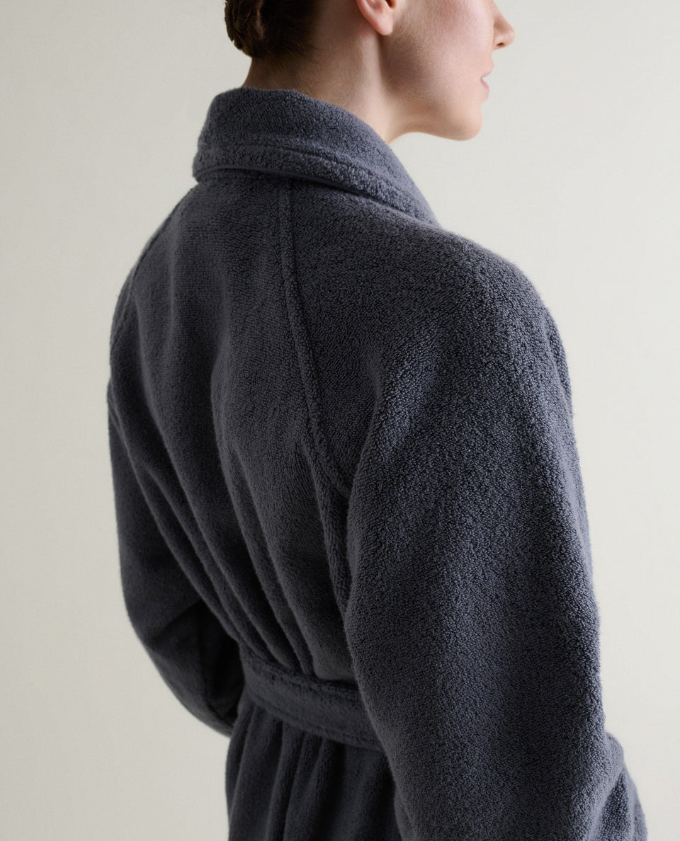 Women's Terry Bathrobe - Grey