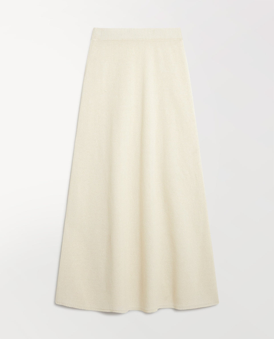 Women's Paper Yarn Knit Skirt