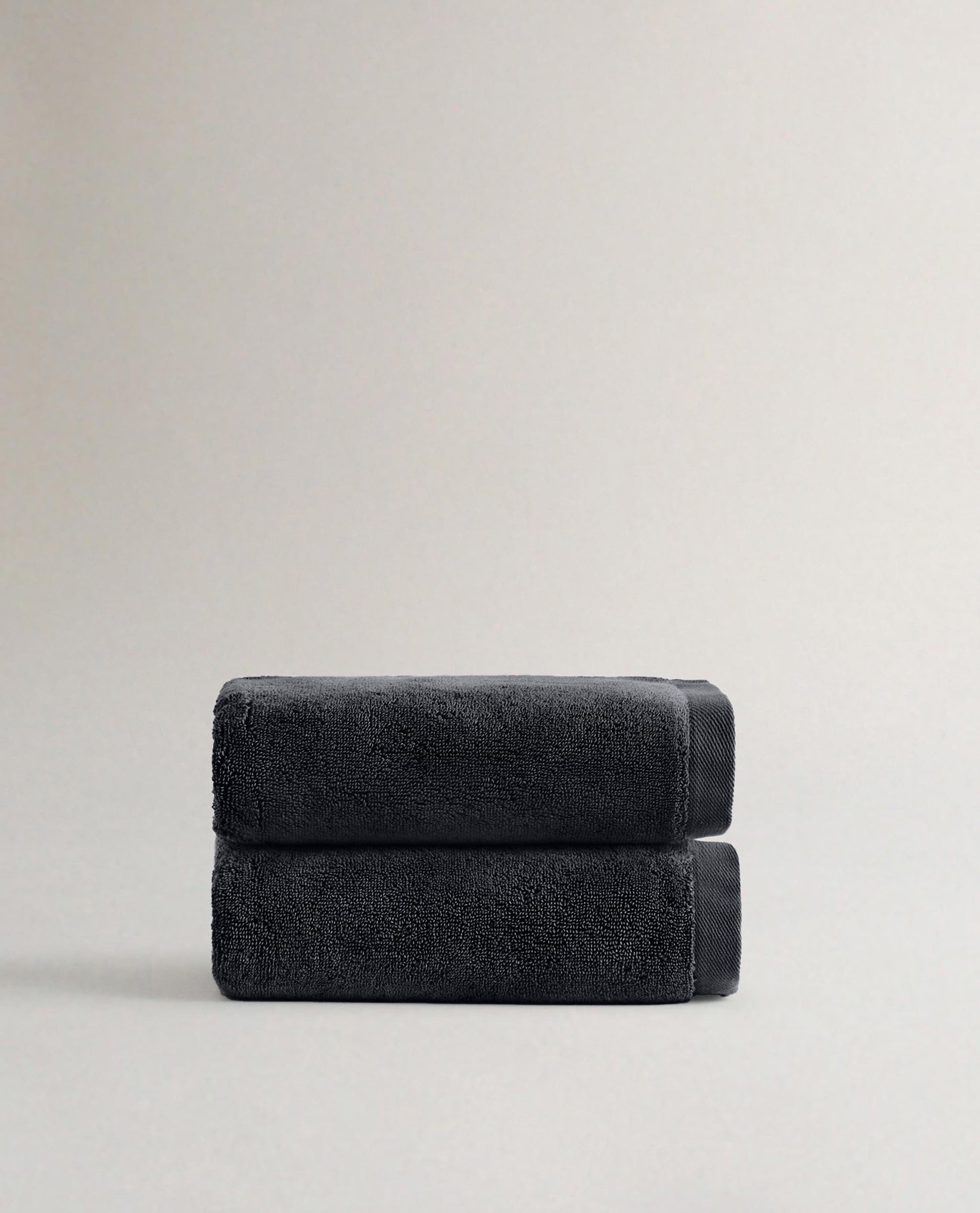 Turkish Hand Towels (Pack of 2) - Charcoal