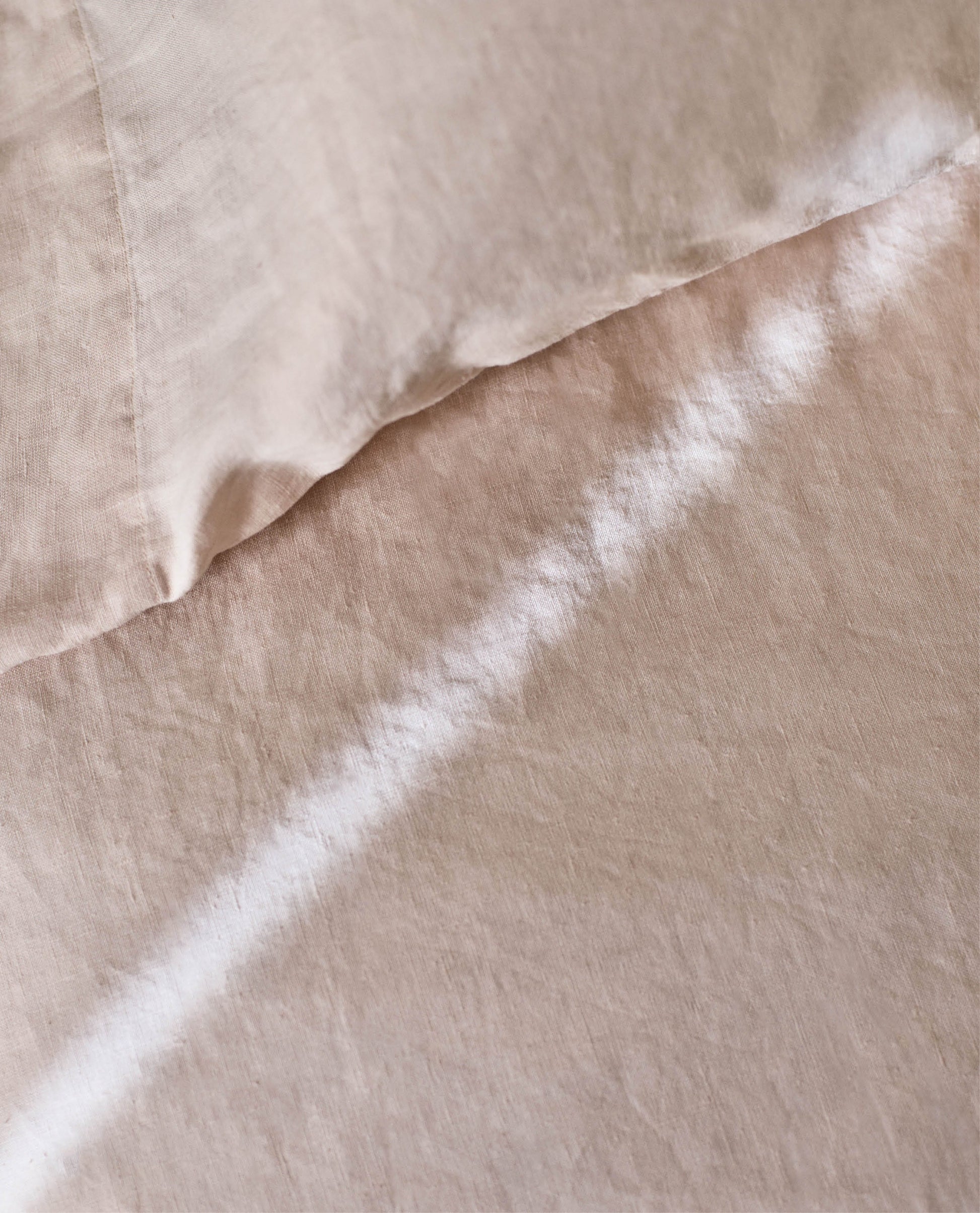 Relaxed & Refined Linen Flat Sheet - Bruised Peach