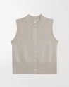 Drift - Women's Silk-Cotton Button Vest