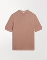 Umber - Men's Silk-Cotton Fine Knit T-shirt