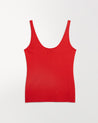 Red - Women's Silk-Cotton Vest