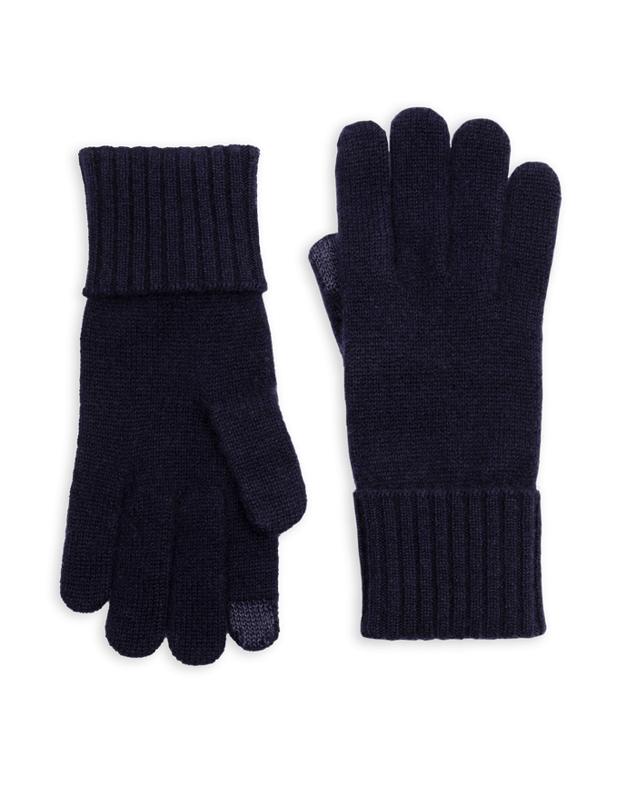 Navy - Women's Beanie & Gloves Bundle