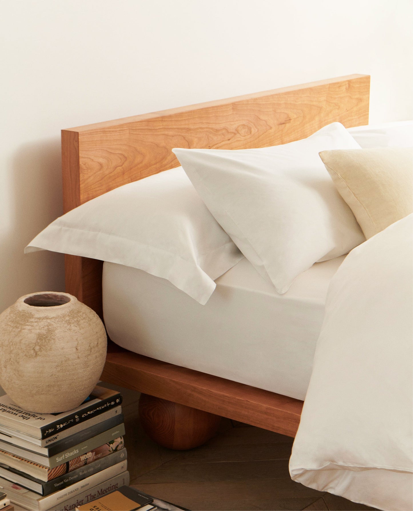 The Crisp & Cool Organic Luxury Oxford Pillowcase Set - White