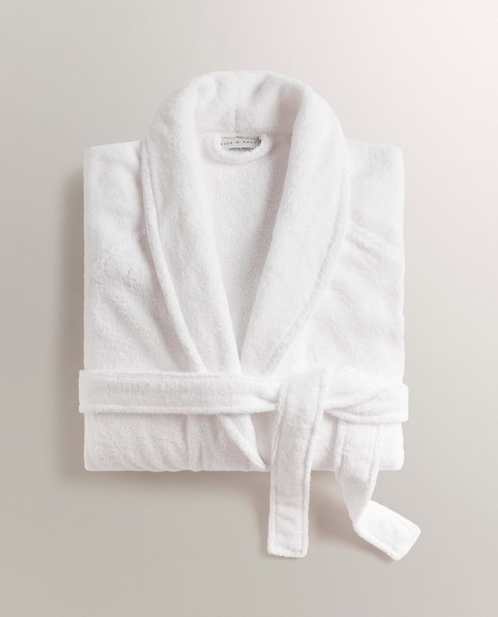 White - Men's Terry Bathrobe