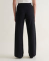 Black - Women's Finest Cashmere Wide-Leg Trousers