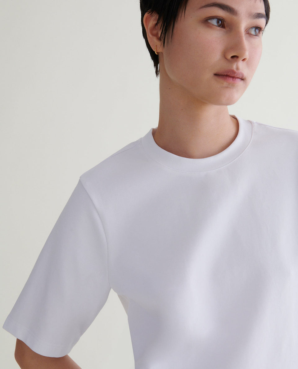 Women's Boxy Cotton T-shirt - White