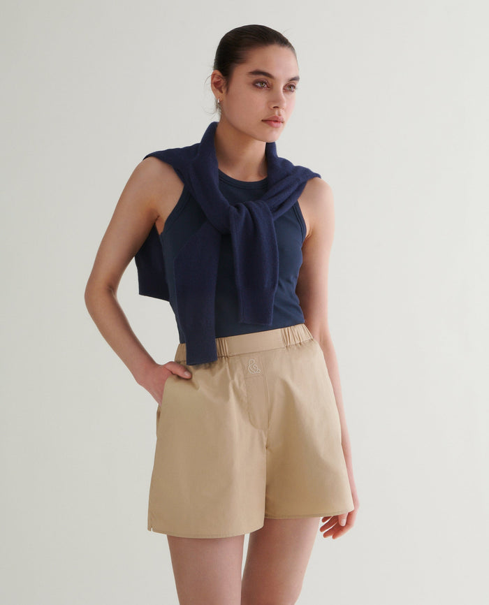 Women's Organic Cotton Poplin Shorts