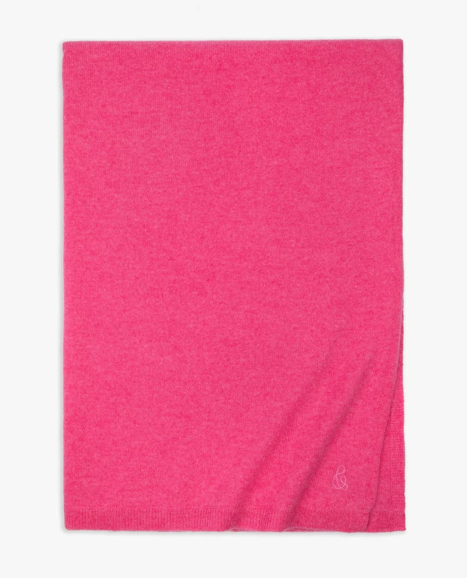 Oversized Finest Cashmere Wrap - Pink