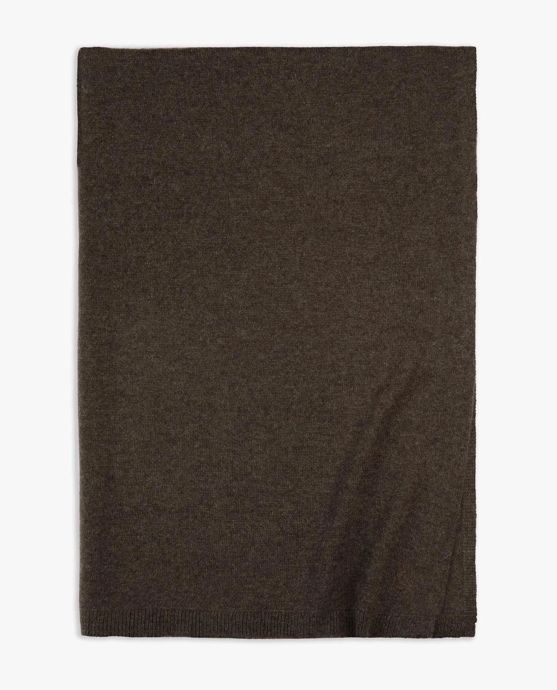 Oversized Finest Cashmere Wrap - Chocolate