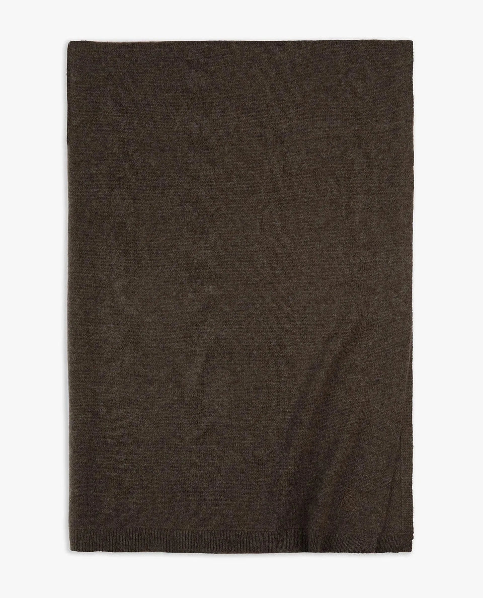 Oversized Finest Cashmere Wrap - Chocolate
