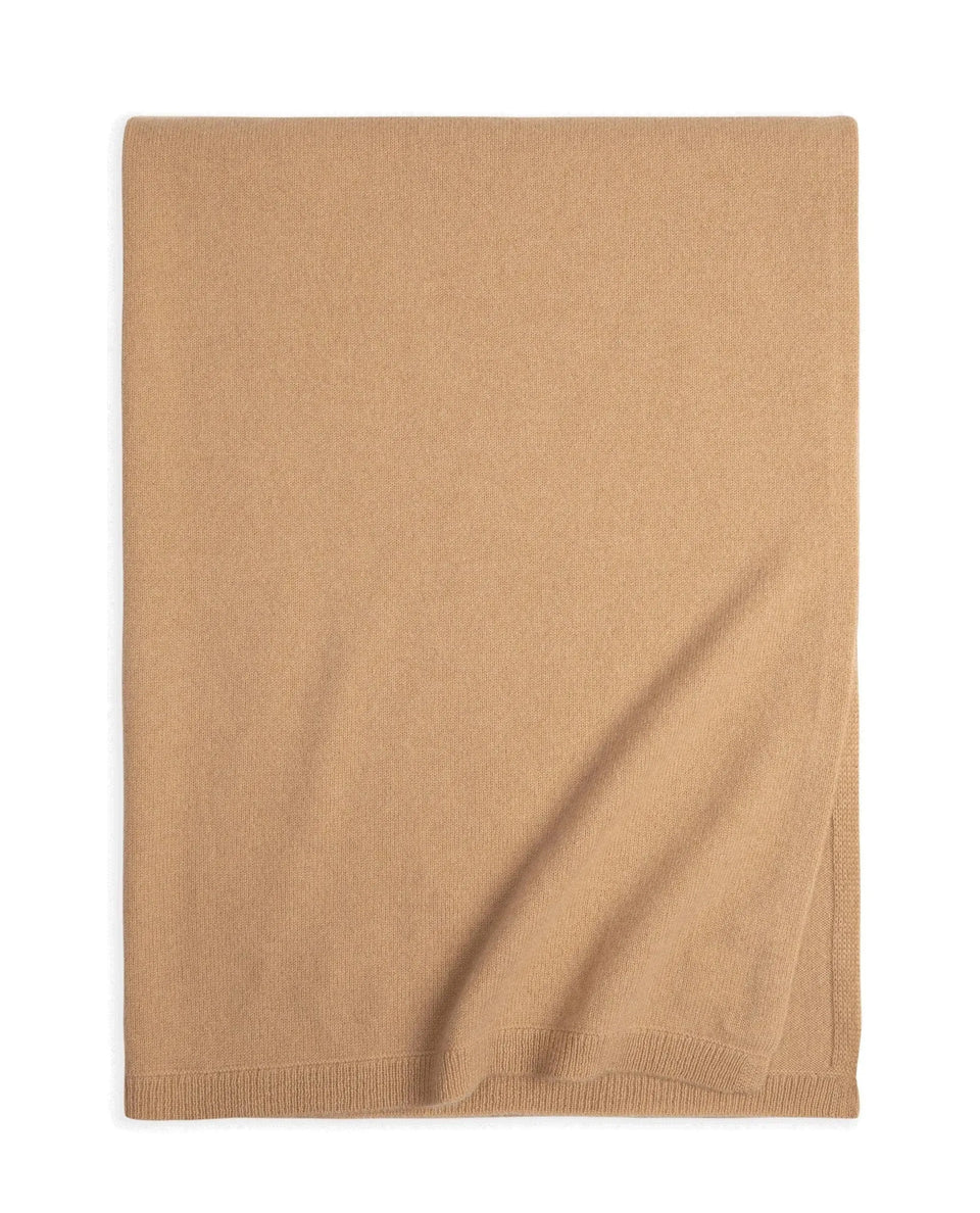 Oversized Finest Cashmere Wrap - Camel