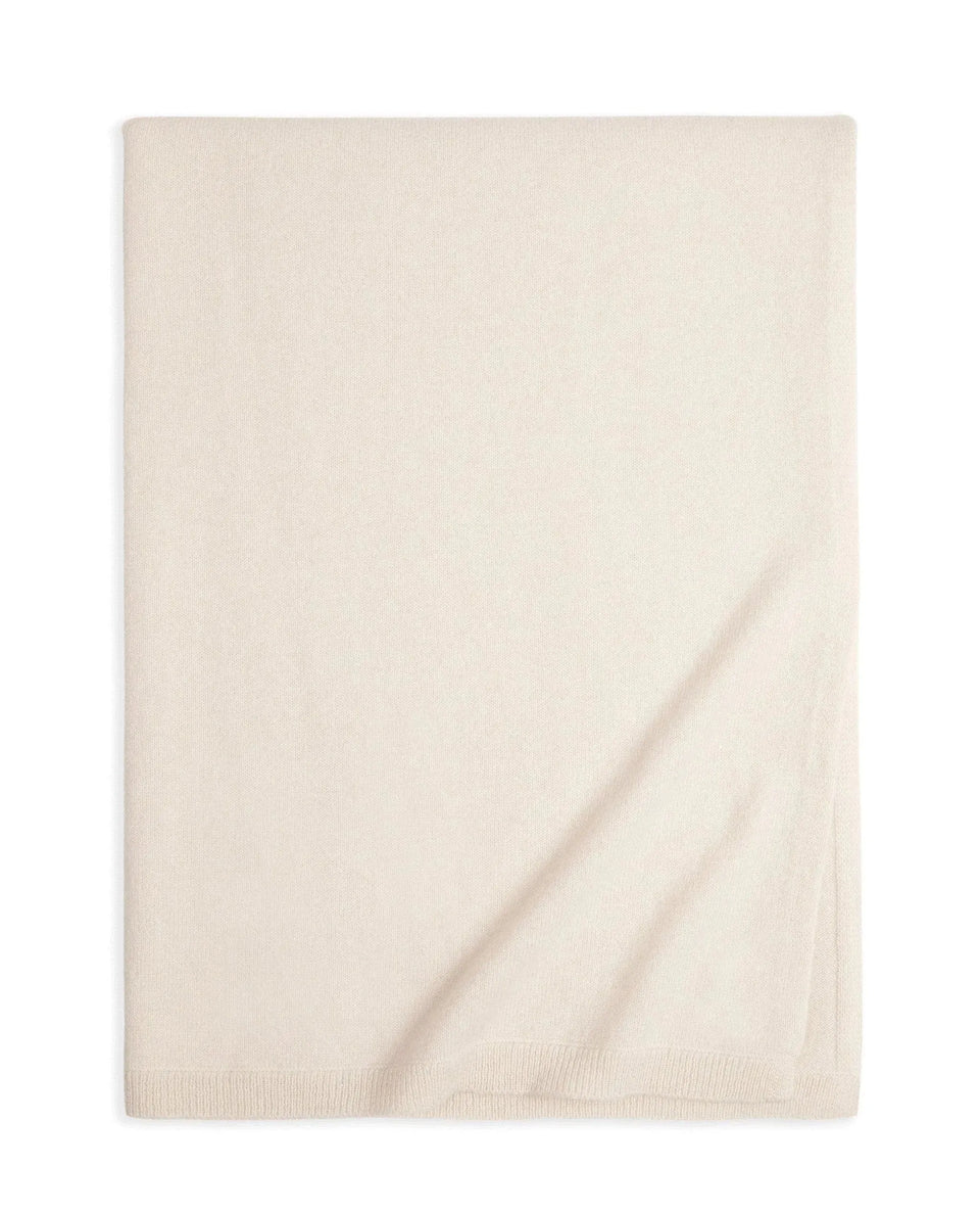 Oversized Finest Cashmere Wrap - Buttermilk