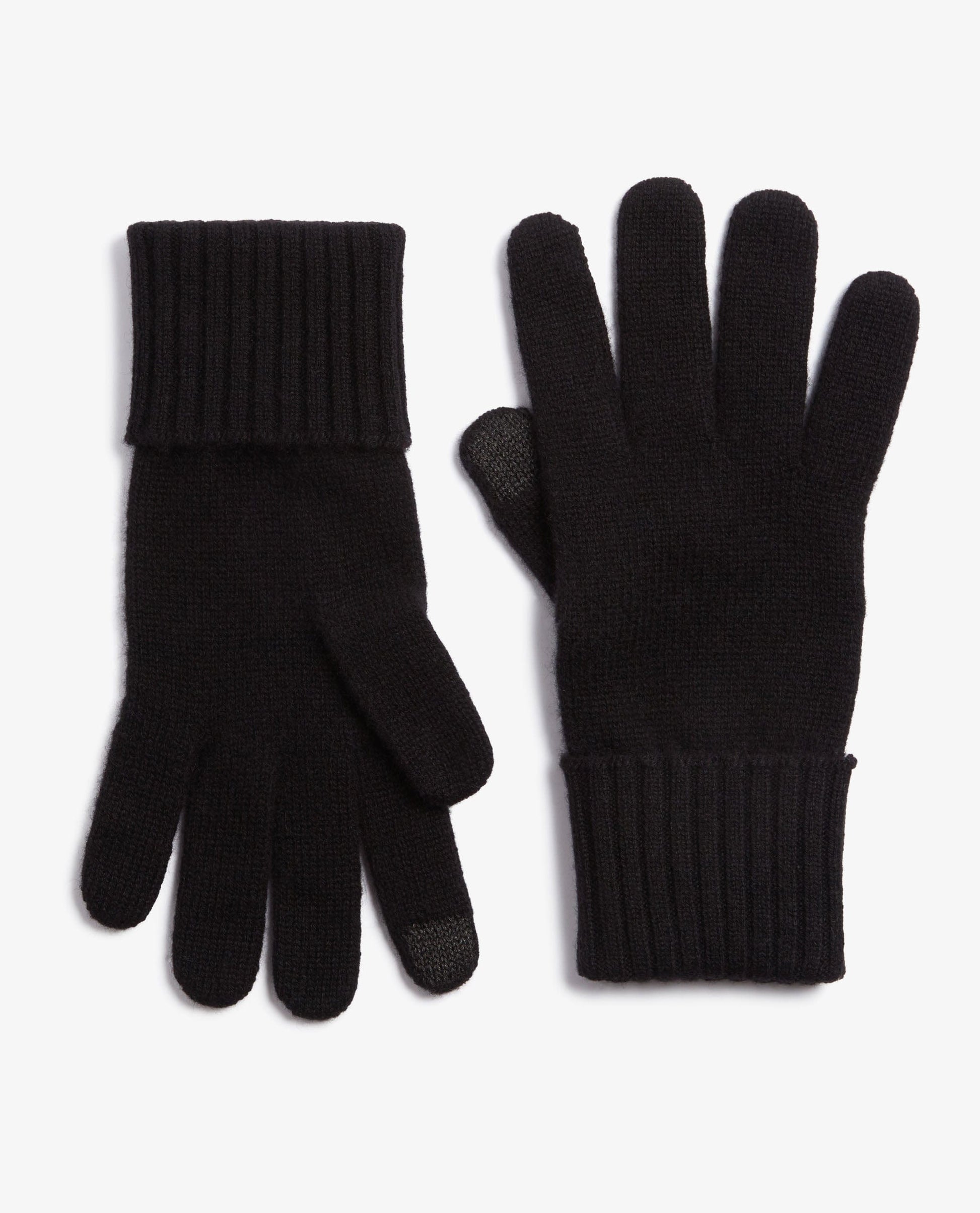 Image 1 of 1 showing Rise & Fall's Men's Finest Cashmere Gloves in black.
