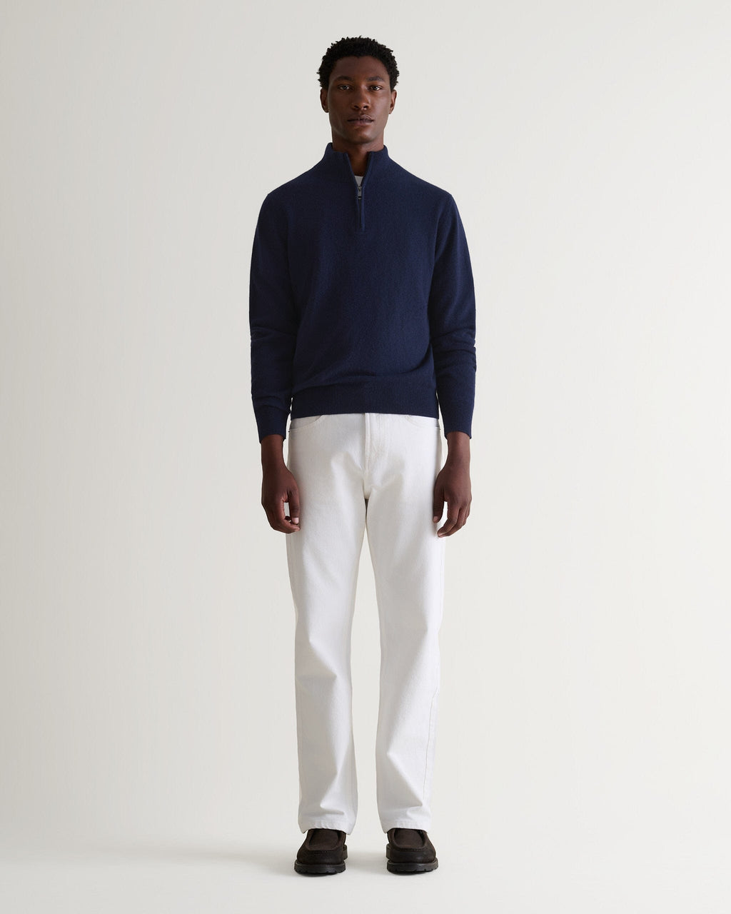 ' s Finest Cashmere 1 4 Zip Jumper