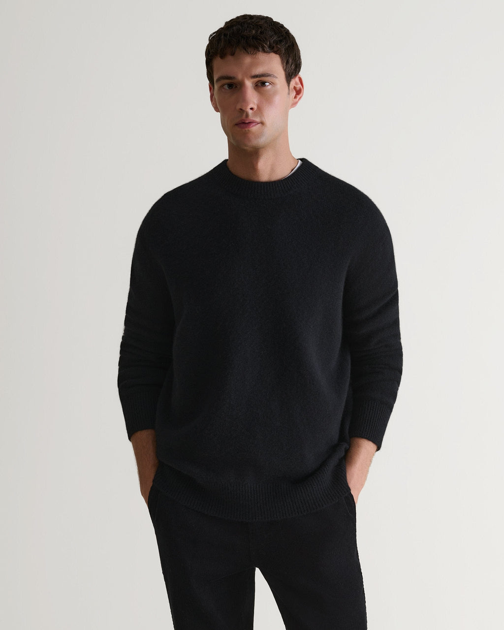 ' s Finest Cashmere Mid Weight Crew Neck Jumper