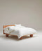 image 2 of 4 showing Rise & Fall's buttermilk crisp & cool duvet set in percale cotton