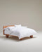 image 2 of 5 showing Rise & Fall's Soft & Smooth duvet set, colour: white, fabric: sateen cotton