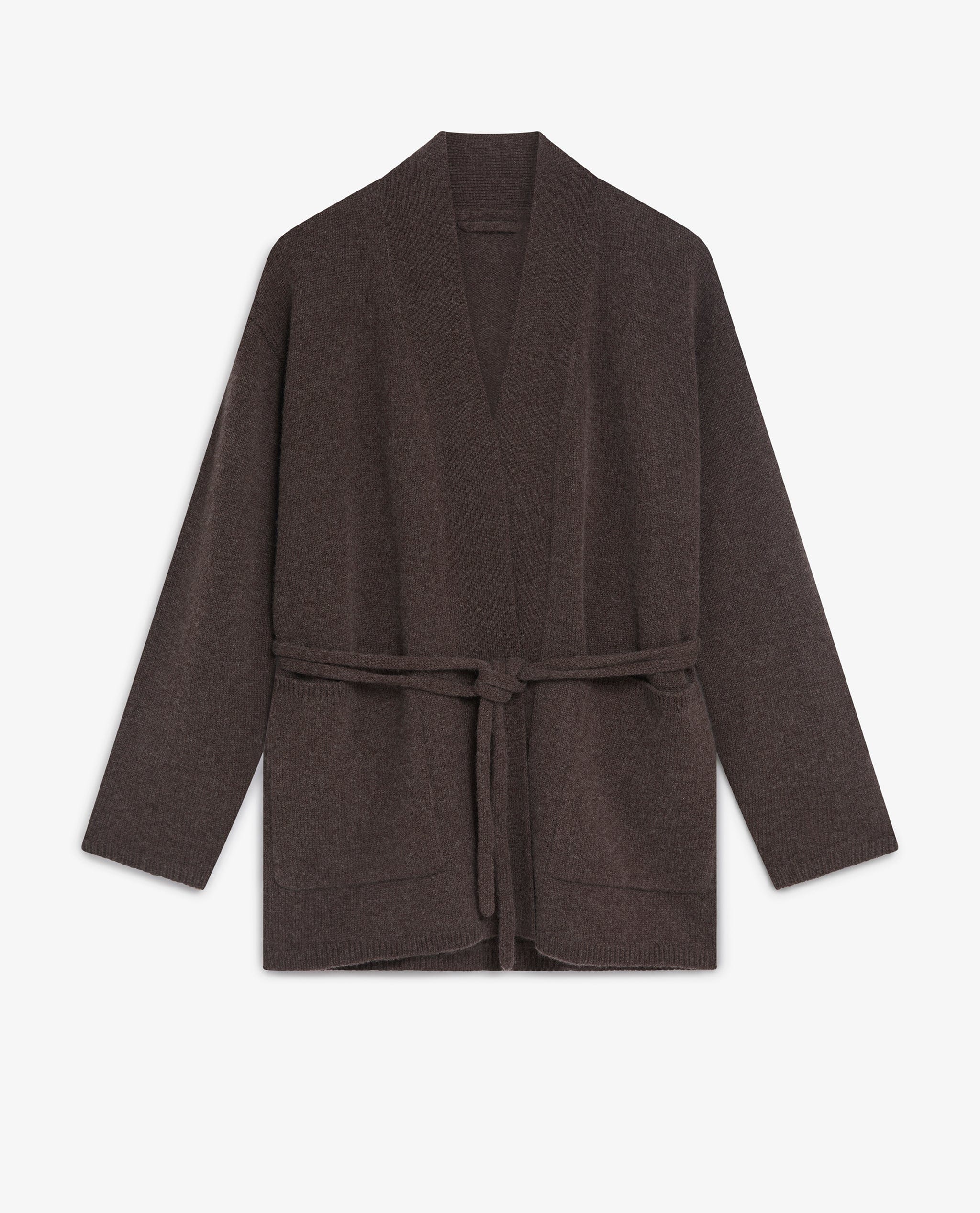 Women's Cashmere Merino Belted Cardigan | Rise & Fall