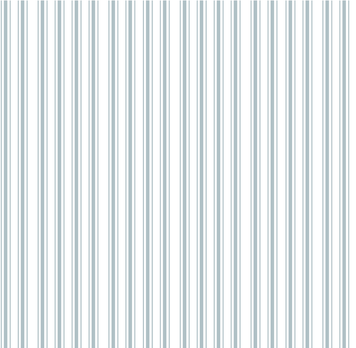 Image 6 of 6 showing Rise & Fall's Crisp & Cool organic cotton bed sheet in blue stripe ticking swatch.