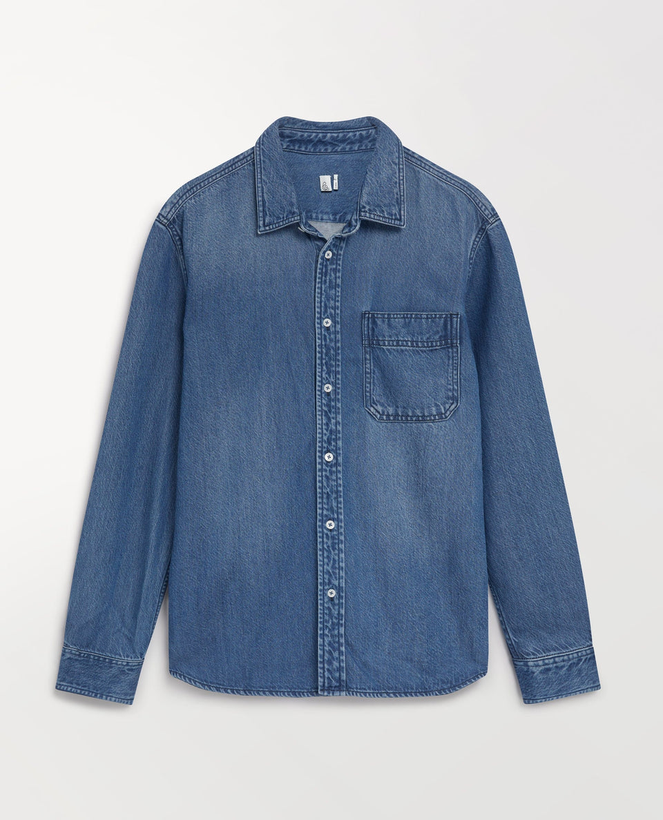 Men's Denim Shirt - Medium Rinse