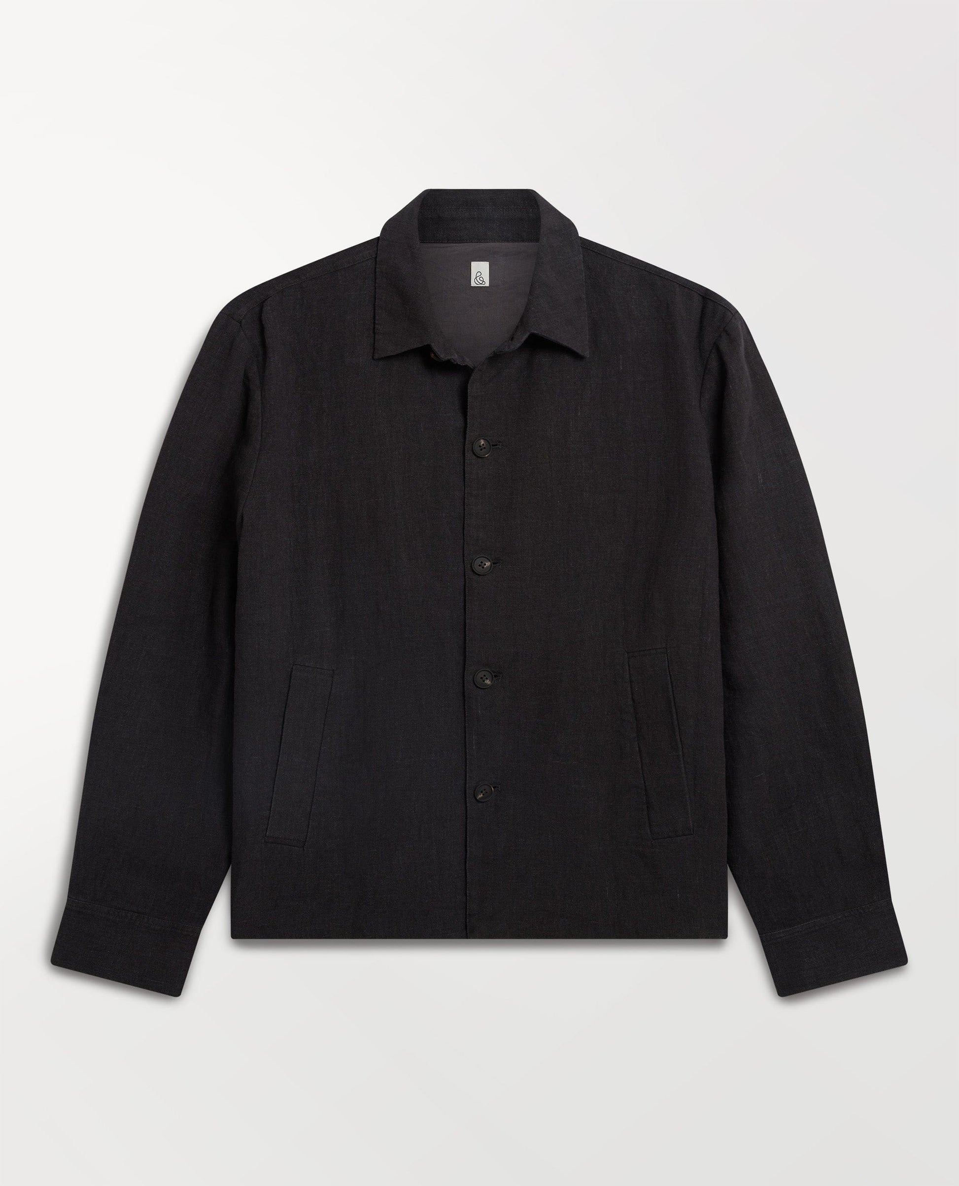 Men's European Flax™ Linen Relaxed Suit Jacket - Smoke