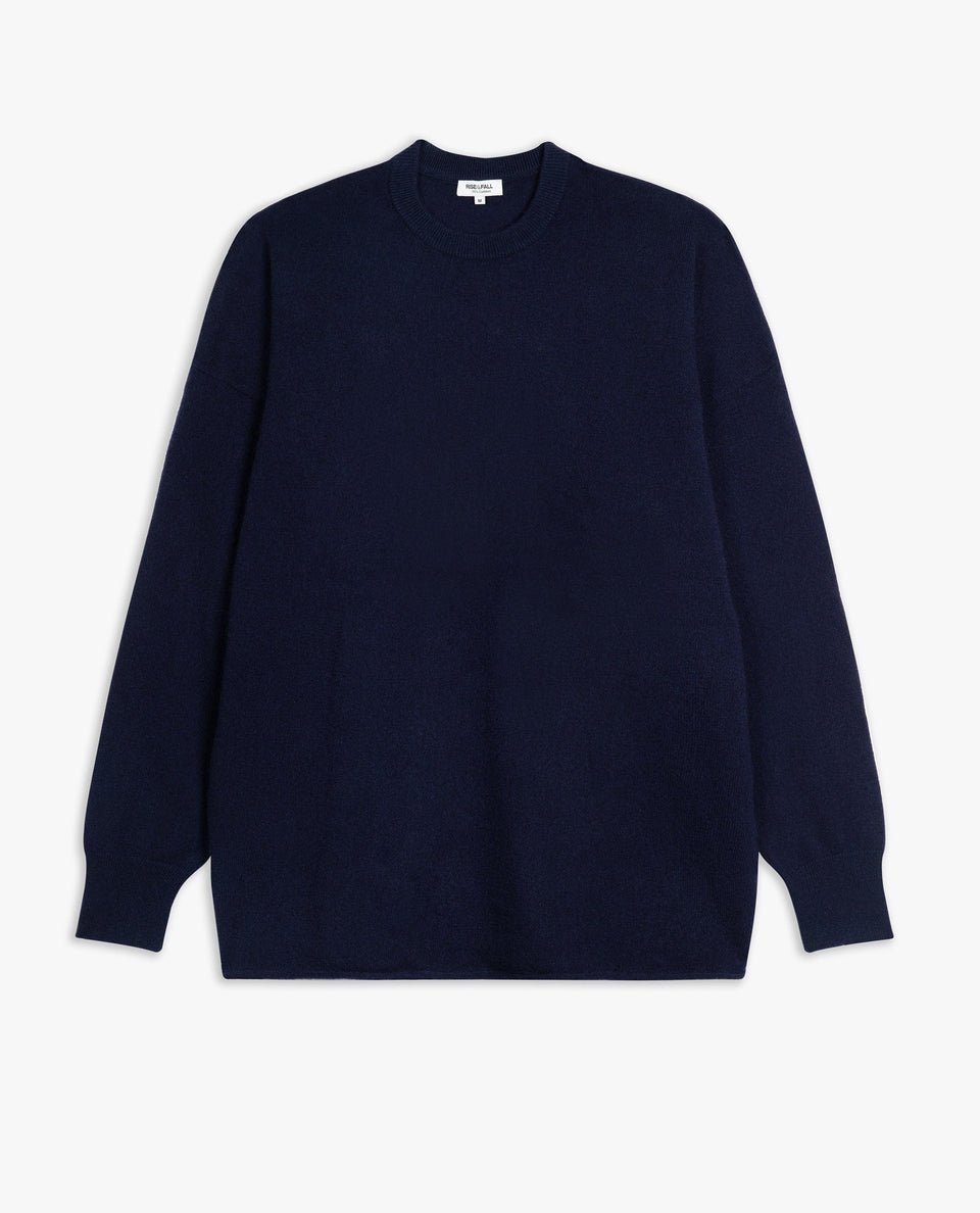 Men's Finest Cashmere Sweatshirt - Navy