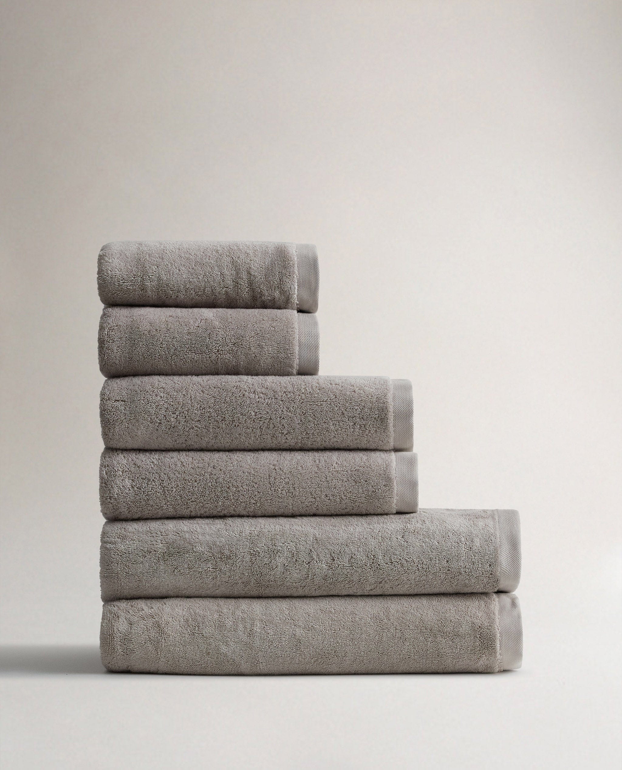 Pebble Rise Cover Turkish Cotton Bath Towel Move-In Bundle (Pack of 6) - Pebble – Rise & Fall